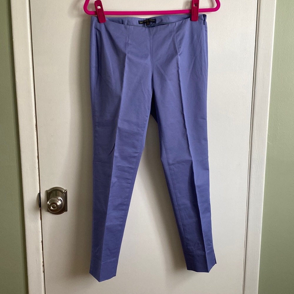 Women’s Brooks Brothers Natalie Fit 4P pants in lavender/purple